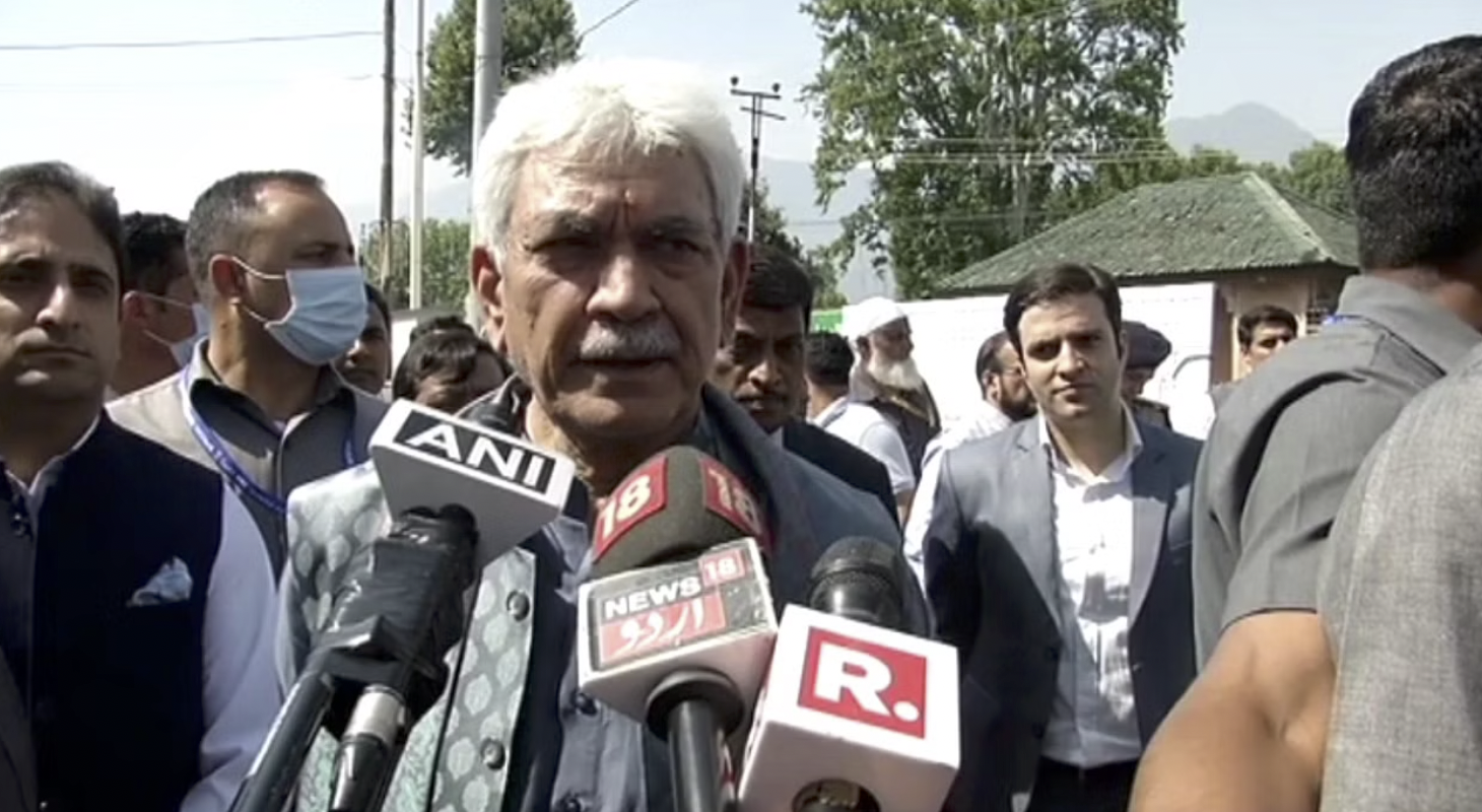 We are at the end of this flame of violence: LG Sinha on Kashmir violence