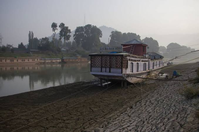 Impact of Dry Chillai-Kalan Felt on Major Water Resources in Kashmir.