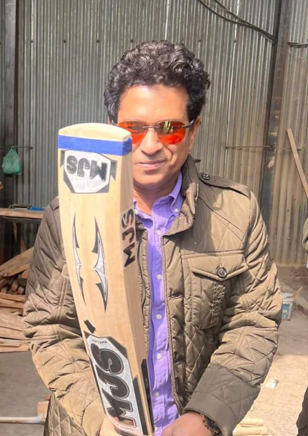 Sachin Tendulkar Visits Bat Factory in Pulwama, Vows to Boost Promotion