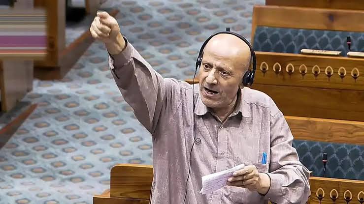 Er Rashid Roars in Parliament, Demands Justice for Kashmir’s Pellet Victims & Relief for Flood Survivors