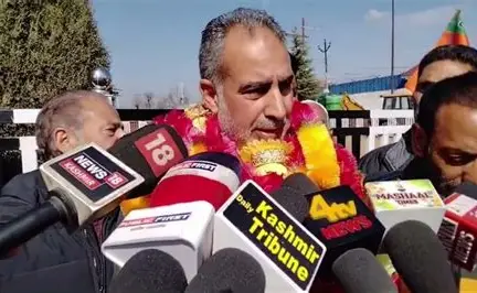 BJP Suspends District President Pulwama Showkat Gayoor Andrabi After J&K Police Registers FIR, Alleging Extortion of Rs\-500,000, Against Him
